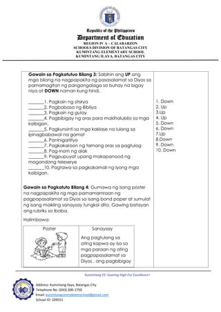 poster tungkol sa diyos|ESP KO 2 PASASALAMAT SA DIYOS.pdf .